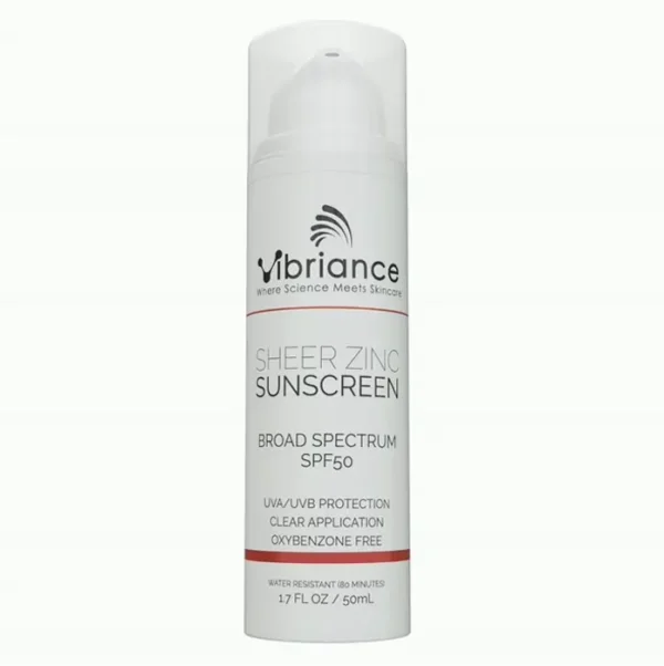Vibrant Sheer Mineral Face Sunscreen Sun Protection Factor 50, Clear Formula, 1.7 fl oz