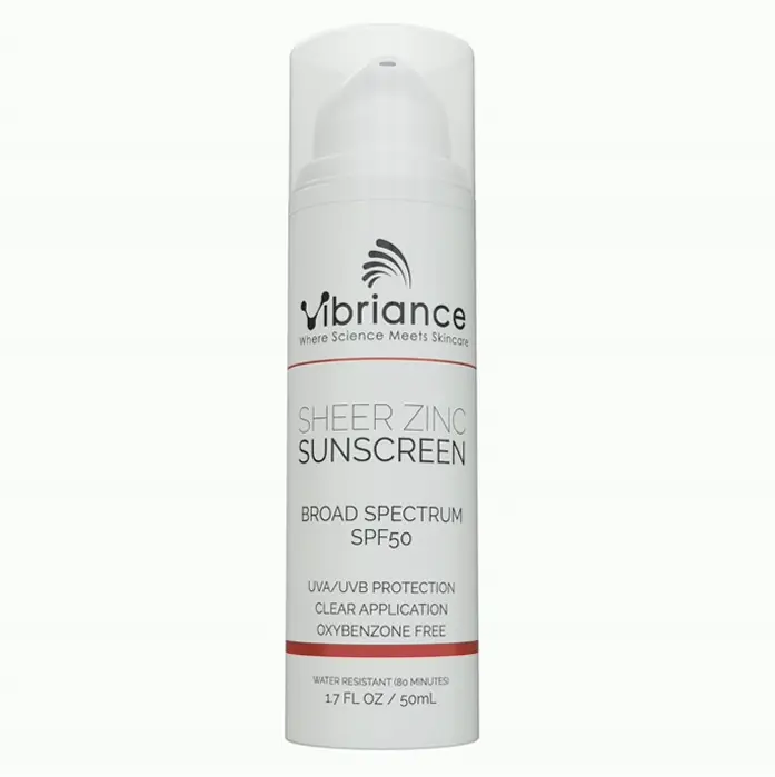 Vibrant Sheer Mineral Face Sunscreen Sun Protection Factor 50, Clear Formula, 1.7 fl oz