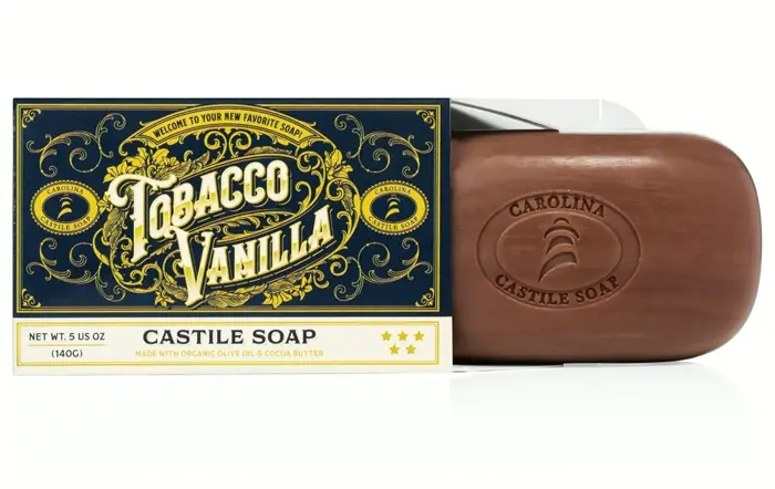 Natural Soap for Men w/Olive Oil - Eco-Friendly Body Wash