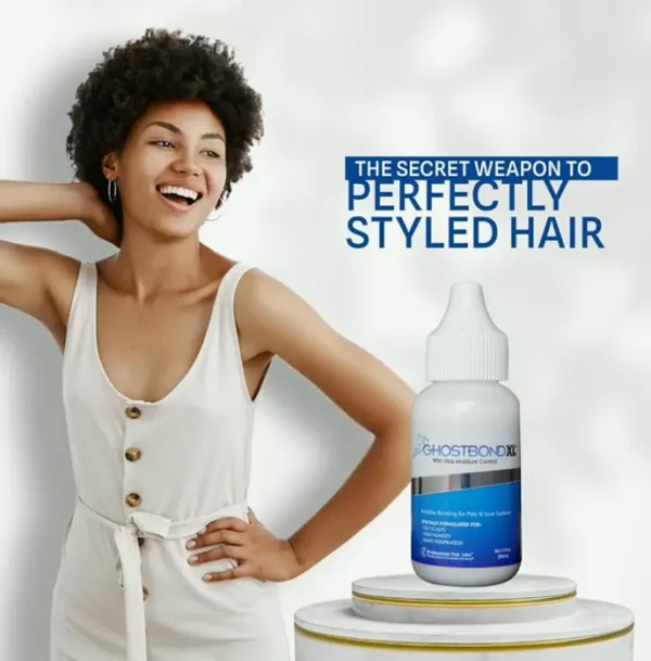 Invisible Hair Adhesive Glue 1.3oz - Firm Hold for Wigs