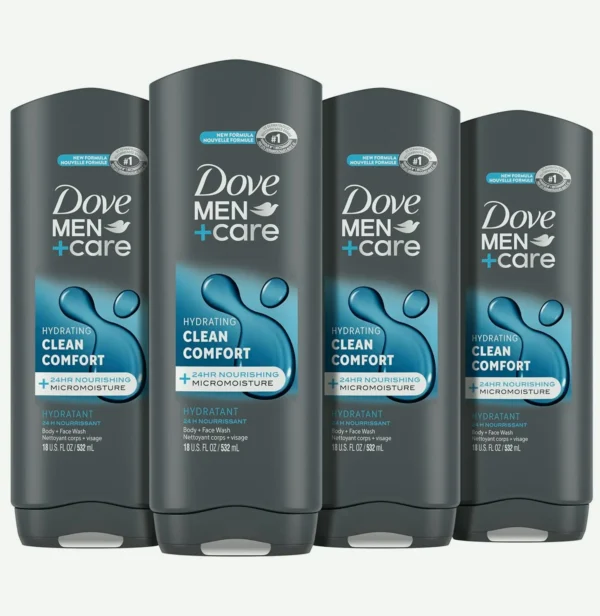 Dove Face Cleanser 4-Pack 18 oz