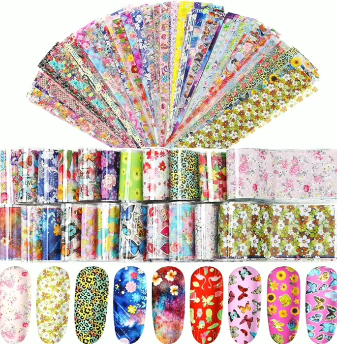 300 Pieces Nail Art Adhesive Decal Set