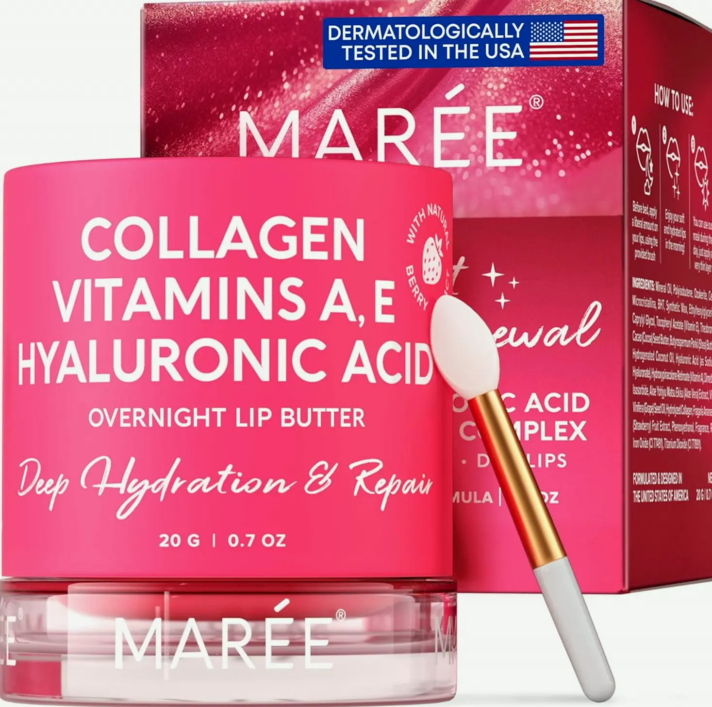Overnight Hydrating Lip Butter with HA & Coconut