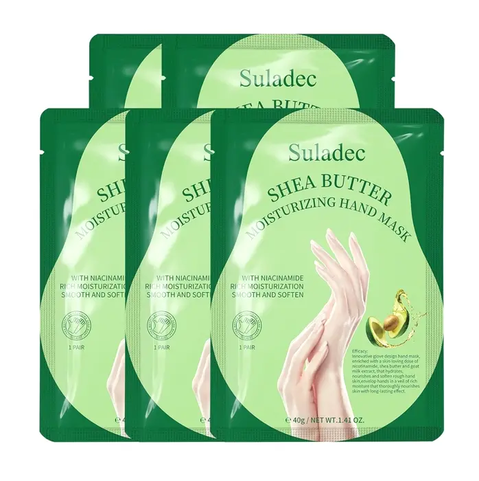 Moisturizing Hand Mask including Shea Butter and Goat Milk