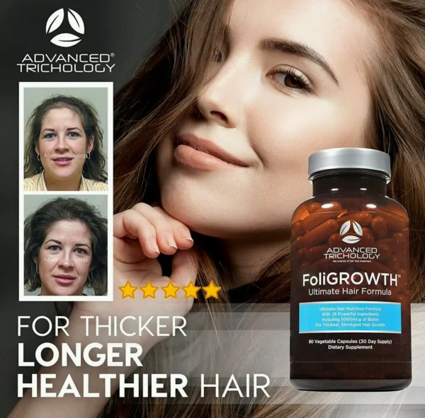 Advanced Hair Science FoliGROWTH Supplements for Thicker Hair