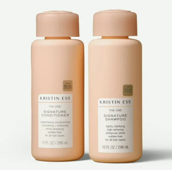 Kristin Ess Professional Shampoo + Conditioner for Hydration, Softness + Shine
