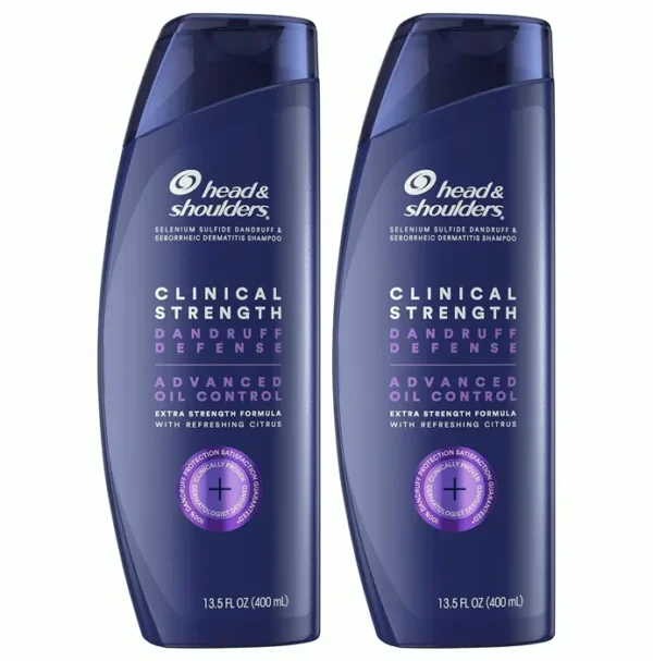 Head & Shoulders Clinical-Grade Anti-Dandruff Shampoo, Superior Sebum & Flake Control, Rx Strength