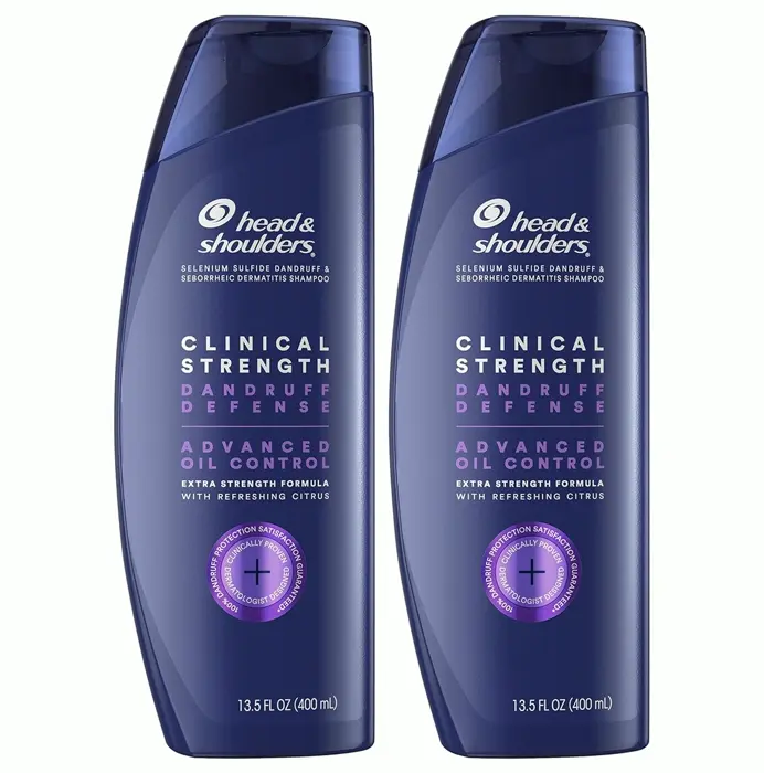 Head & Shoulders Clinical-Grade Anti-Dandruff Shampoo, Superior Sebum & Flake Control, Rx Strength