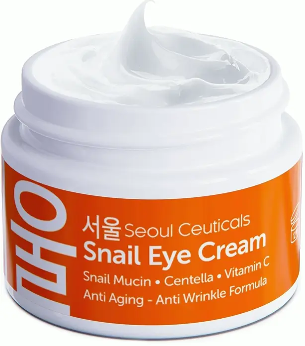 SeoulCeuticals' Snail Mucin Eye Cream - 97% Snail Filtrate Treatment 0.5oz