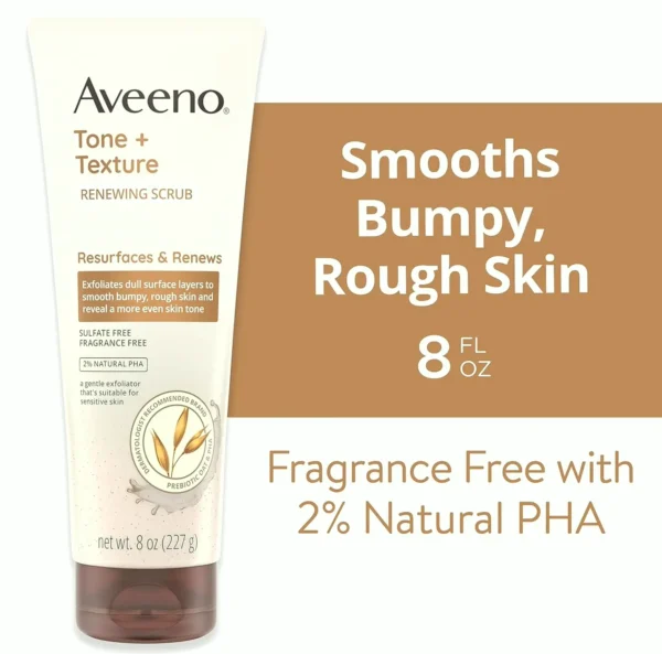 Aveeno Fragrance-Free Body Scrub for Smooth Skin