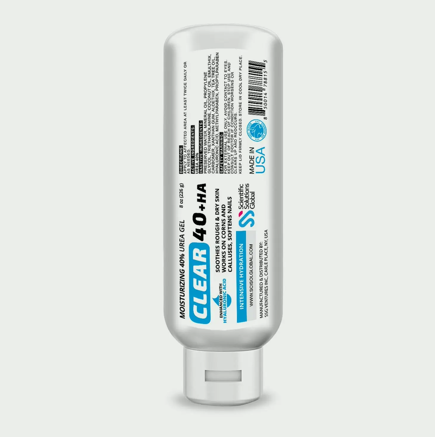40 Percent Urea-infused Gel with Hyaluronic Acid & T-Tree Oil